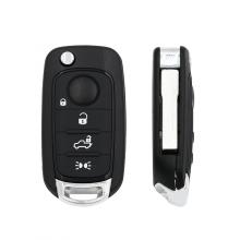 4 button Folding Flip Remote Key shell for Fiat new model keys for 500X 500