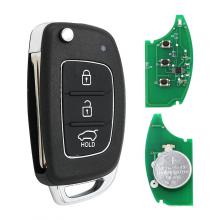 Floding Remote key Fob 3 Button 434MHz ID46 Chip for Hyundai ELANTRA new Verna
