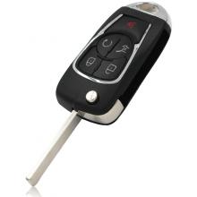 Folding Remote Key Shell 4+1 Button Remote Key Case Fob 5 Buttons for Buick