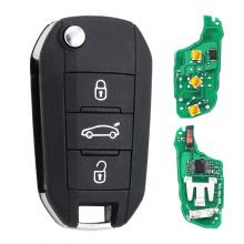 3 Buttons 433MHz PCF7941 ID46 HU83 Remote Key for Peugeot 508 208 2008 201 208 2008 408 4008 5008 HELLA 5FA010 353-20
