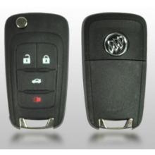 Folding Remote Key Shell Key Case Fob 4 Buttons for Buick