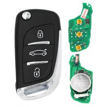 NEW Style 3 buttons Folding key for new Peugeot 307 407 308 408 433mhz ID46 Chip for 2011.04