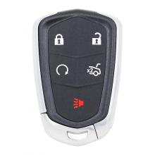 Replacement 5 Button Smart Remote Control Car Key Shell Case FOB for Cadillac SRX CTS ATS XTS Escalade ESV