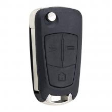 3 Buttons Flip Remote Key Shell for Opel