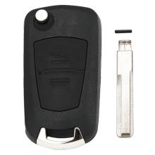 2 Buttons Modified Filp Remote Key Shell (HU43) for Opel