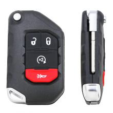 3+1 Button Smart Remote Key Shell Case for the JEEP for Chrysler with SIP22 blade