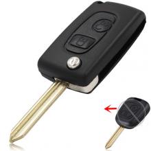 2 Buttons Modified Flip Remote Key Shell SX9 for Citroen