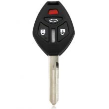 Remote Key Replacement Shell WITH 4 Button Pad For Mitsubishi Left blade