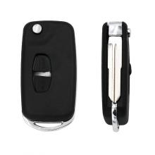 2 BTN FLIP KEY CASE UPGRADE FOR MITSUBISHI OUTLANDER WARRIOR SHOGUN L200 REMOTE Right Blade