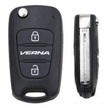for Hyundai Verna 3 Buttons Modified Flip Remote Key Shell