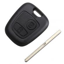 2 Buttons Remote Key Shell (307 with Groove) for Peugeot