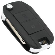 2 Button Modified Flip Remote Key Shell for Peugeot 206