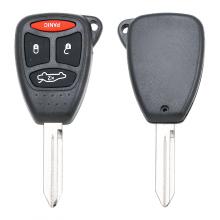 3+1 Buttons Remote Key Shell for Chrysler