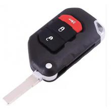 2+1 Button Folding Remote Key ASK433.92 MHz PCF7939M HITAG AES 4A CHIP for Chyrsler JEEP FCC ID: OHT1130261