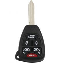 5+1 Buttons Remote Key Shell for Chrysler (with Rubber)