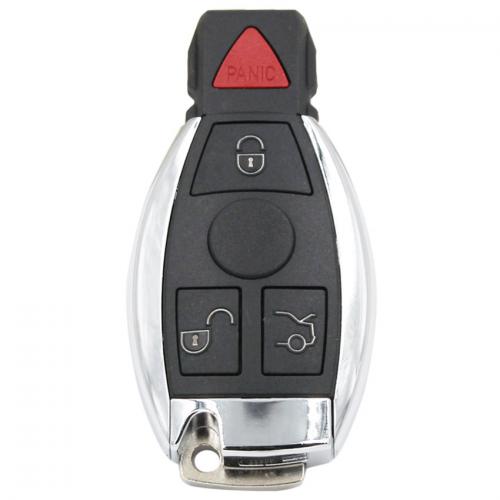Keyless Remote Key Fob 4 Button BGA style with Chip for Mercedes-Benz 2000+ 433MHz