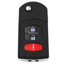 2+1 Button For Mazda Remote Flip Key Fob CASE/SHELL For Mazda 3 5 6 RX-8 CX-7 CX-9