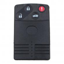 3+1 Buttons Smart Card Remote Key Shell Fob for Mazda 5 6 CX-7 CX-9 RX8 Miata