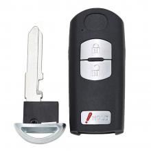 3B Remote Key Shell Case Fob For Mazda 3 5 6 CX-7 CX-9 with insert key