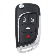 4 Button Modified Flip Folding Remote Car Key Shell For Buick