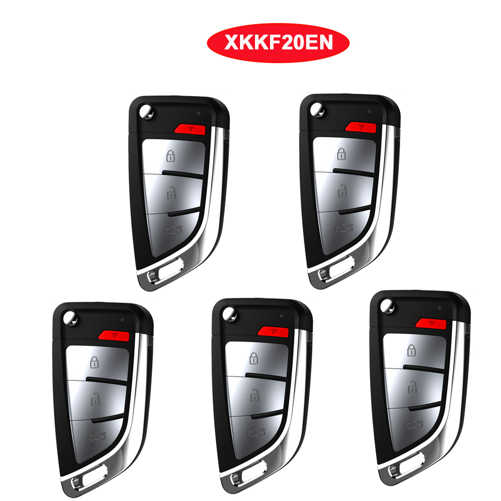 4 Buttons Flip remote Xhorse VVDI Remote Wire Remote key XKKF21EN for VVDI Key Tool