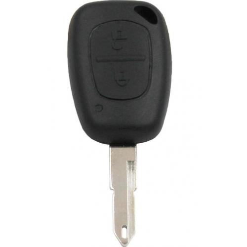 2 Buttons Remote Key Shell for Renault