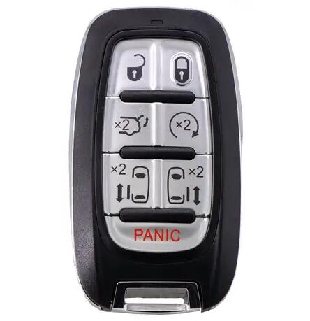 Smart Remote Key Start Fob ASK433.92 MHz with Uncut Blade For Chyrsler Pacifica FCC ID: M3N97395900 / CY24