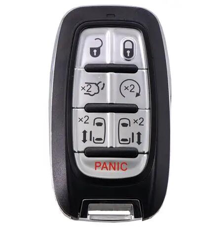 Smart Remote Key Start Fob ASK433.92 MHz with Uncut Blade For Chyrsler Pacifica FCC ID: M3N97395900 / CY24