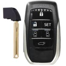 6 Button Smart Remote Key Shell For Toyota Alphard Vellfire With TOY12 Small Key