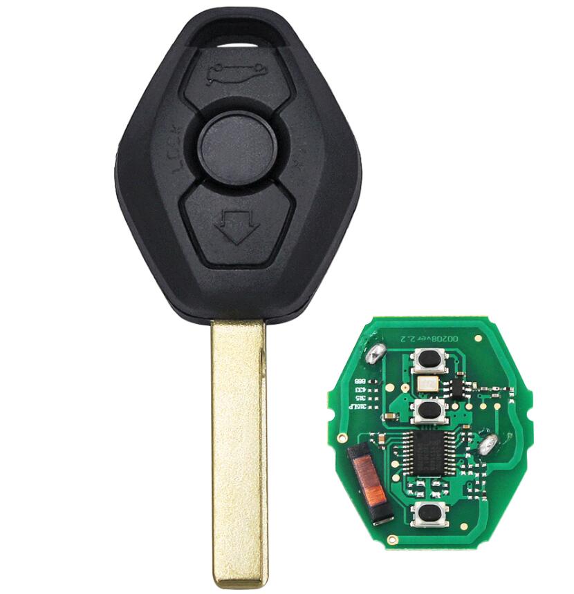 3 Buttons 315LP MHZ ID46 Chip Remote Key for BMW CAS2 5 Series