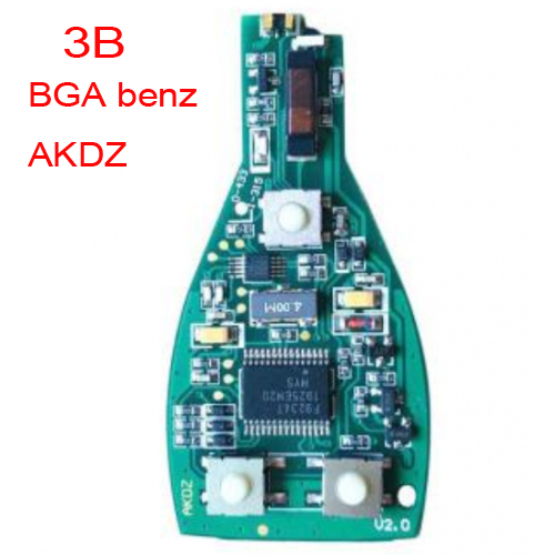 3 button 433MHz BGA NEC​ Remote Key Board for Mercedes Benz A B C E S Class W203 W204 W205 W210 W211 W212 W221 W222
