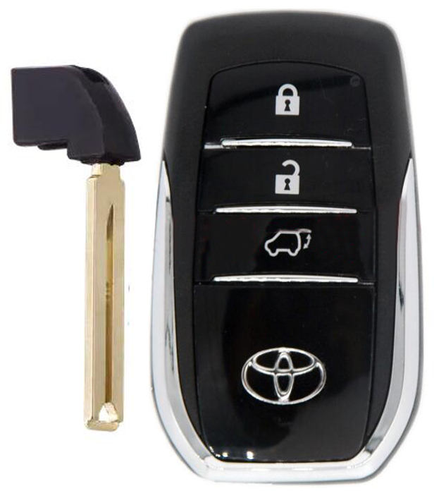 3 Button Smart Remote Key Case shell for Toyota TOY12 Blade ( For SUV）