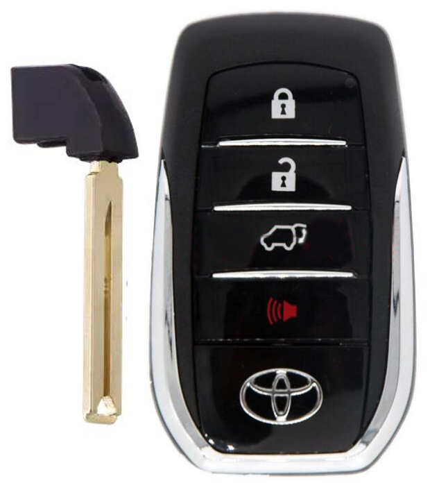 4+1 Button Smart Remote Key Case shell for Toyota TOY12 Blade （SUV）