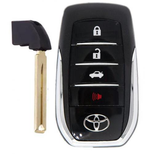 3+1 Button Smart Remote Key Case shell For  Toyota Camry TOY12 Southeast Asia 2015-2018