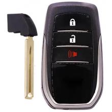 2+1 Button Smart Remote Key Case shell for Toyota TOY12 Blade