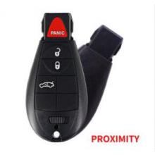 Keyless-Go Remote Key 3+1 Button ASK433.92MHz For Chyrsler/Dodge/Jeep PCF7953A ID46 Chip FCC ID: IYZ-C01C CY24 blade