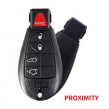 Keyless-Go Remote Key 4+1 Button ASK433.92MHz For Chyrsler/Dodge/Jeep PCF7953A ID46 Chip FCC ID: IYZ-C01C CY24 blade