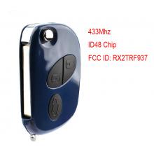 Smart Remote Key Fob for Maserati GranTurismo Quattroporte GranCab 2005-2017 ASK 433MHz ID48 Chip FCC ID: RX2TRF937