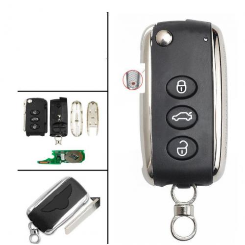 Smart 3+1 Button Remote Key Fob ASK315Mhz ID46 for Bentley Continental GT GTC Flying Spur​ FCCID: KR5 5WK45032​