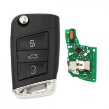 3 Button 433Mhz MQB for Volkswagen V W Golf MK7 Skoda Octavia A7 Remote Smart Car Key  : 5G0 959 753 BC