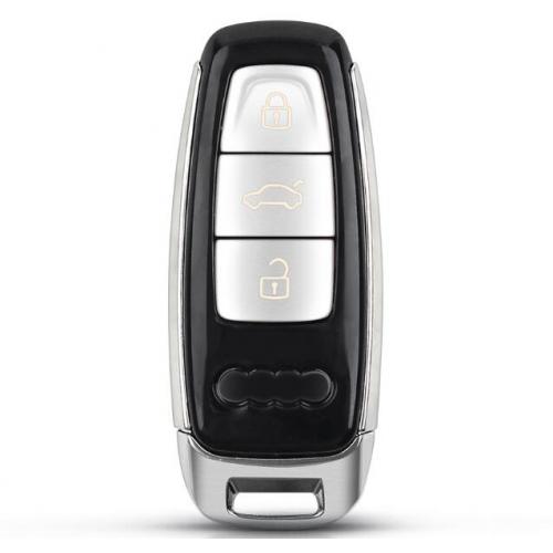 Replacement New 3 Buttons Remote Car Key Shell For Audi A6 C8 A7 A8 Q8 2017 2018 2019 2020 Fob Case