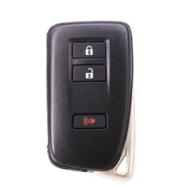 2+1 Button Smart Remote Control Key Case (SUV) For Lexus With TOY12 Blade (Matt Face)