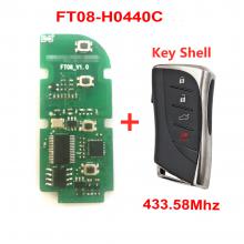 Keyless Go 3+1 Buttons Smart Key 433.58Mhz for Lexus ES300h ES350 ES200 LS350 Board: 0440