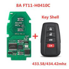 Keyless Go 3+1 Buttons Smart Key 433.58Mhz for Toyota Remote Key Board: 0410 8A Chip