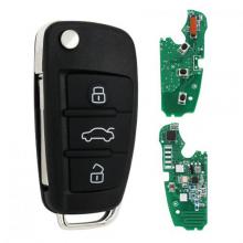 Flip Remote Car Key With 3 Buttons 8E Chip FSK 868MHz FOB for Audi A6 A6L S6 Q7 2006 2007-2012