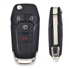 Folding Remote Car Key Shell Case 3+1 Button for Ford Fusion Edge Explorer 2013-2015
