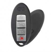 Smart Remote key Keyless Entry KEY SHELL CASE 3 Button INFINITI +Uncut blade