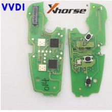 VVDI High quality Folding Remote Key Board 3 BTN 315MHz/433Mhz 8E Chip for Audi A6L/ Q7 2005-2011 8E0 837 220Q 220R