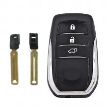 3 Button Smart Remote Key Case shell for Toyota TOY12 Blade ( For SUV）