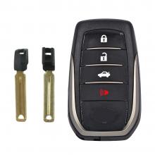 3+1 Button Smart Remote Key Case shell For Toyota TOY48